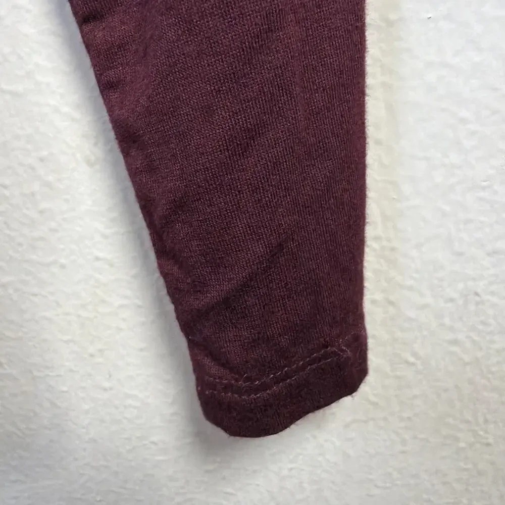 Buckle BKE boutique metal top military utility burgundy medium whimsygoth NWT - Picture 5 of 12